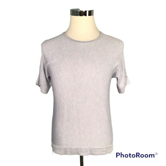 Eileen Fisher Women's Linen Sweater XS Extra Small Solid Light Purple - Picture 1 of 11